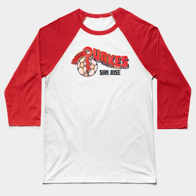 San Jose Earthquakes Soccer Baseball T-Shirt by Kitta’s Shop